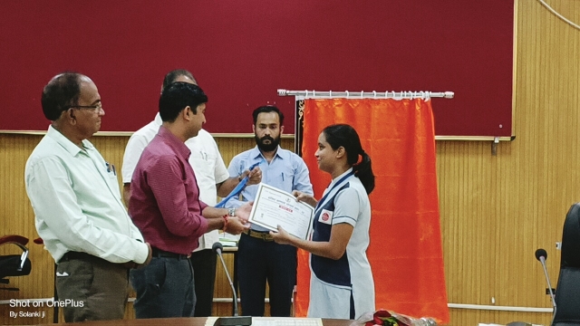 PSY Meritorious honor in Sagar Collectorate